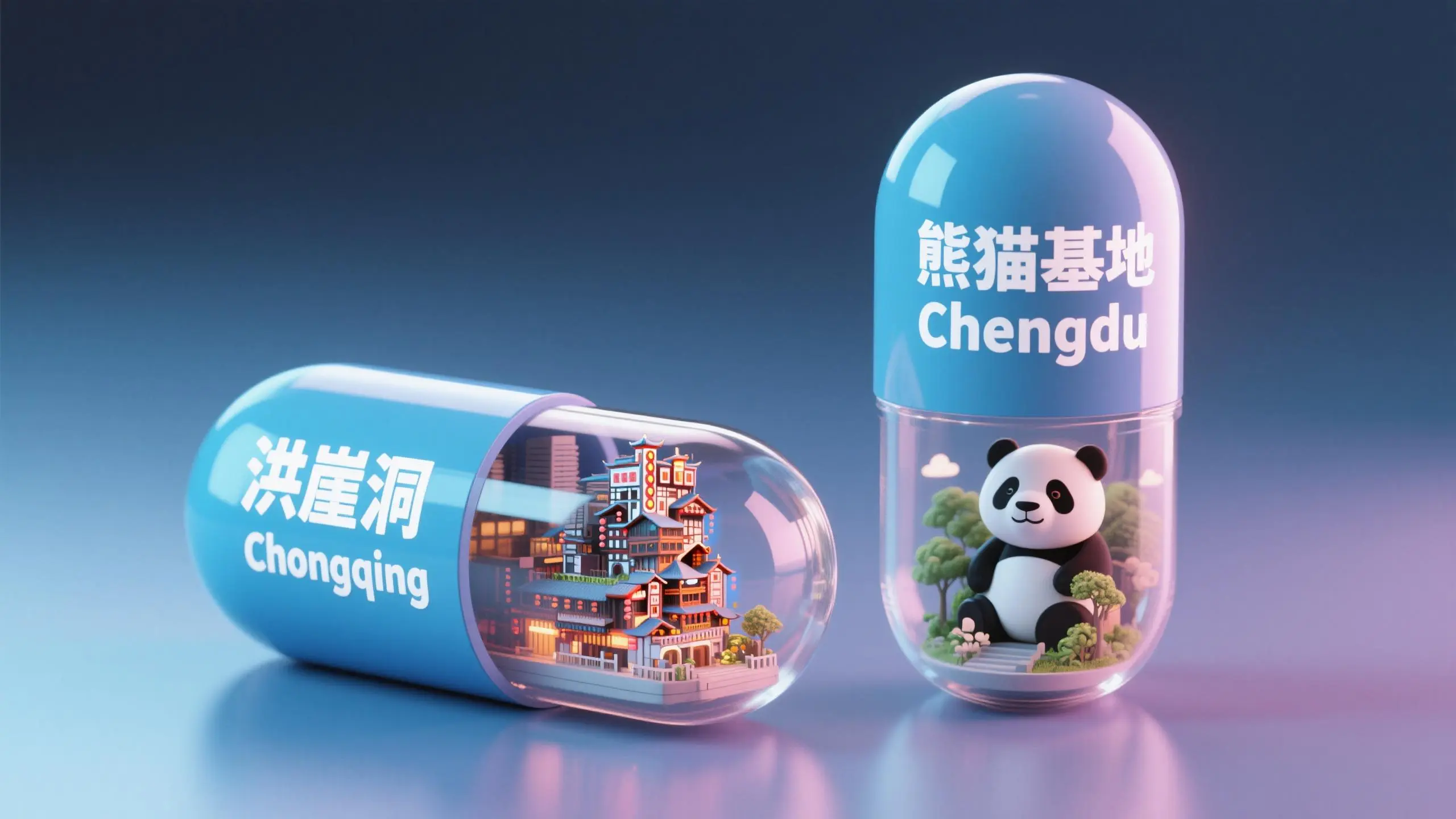 在8D魔幻山城与天府之国的5日穿越